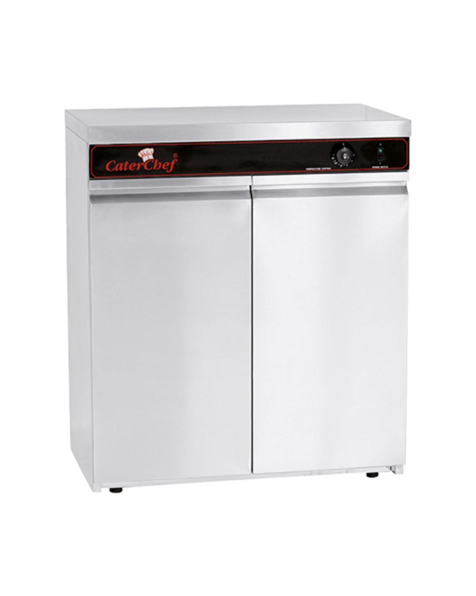 Armoire chauffante - H 85 x 75 x 45 CM - 46 KG - 220 - 240 V - 1200 W - Inox - +30°C / +85°C - Caterchef - 688052