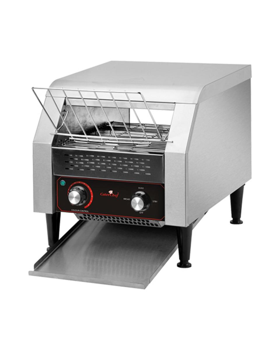 Toaster Convoyeur - H 39,1 x 36,8 x 54 CM - 16 KG - 220 - 240 V - 2240 W - Inox - Caterchef - 688200