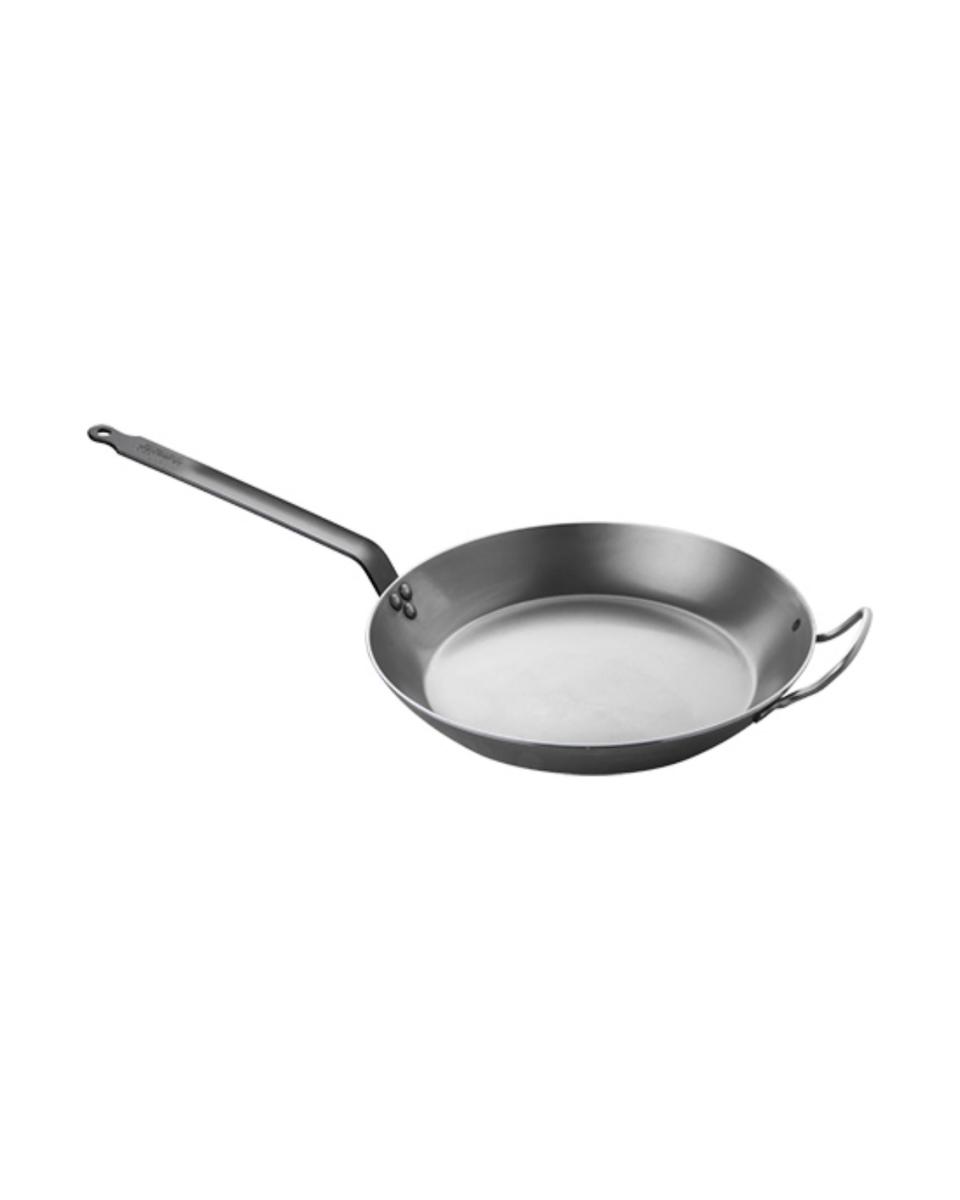 Poêle lyonnaise - H 4,5 CM - 3,5 KG - Ø34 CM - Tôle - Acheteur - 001009