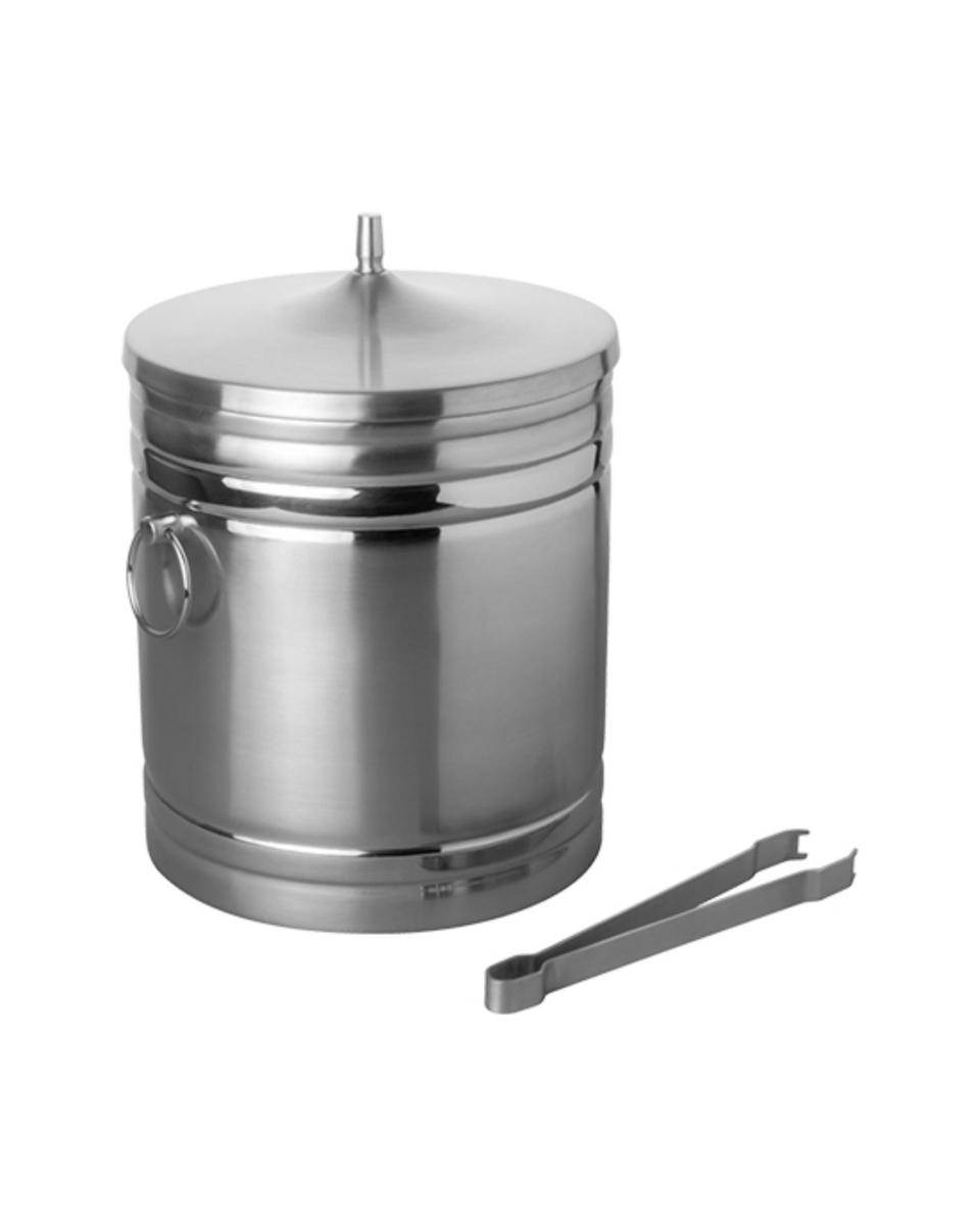 Seau à glaçons - H 27 CM - 2,25 KG - Ø20 CM - Inox - 5 Litres - 062004