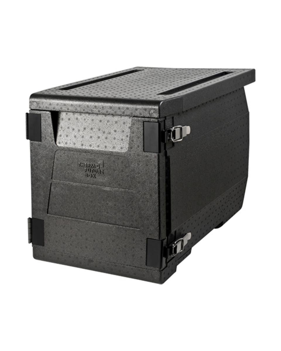 Thermobox - 1/1 GN - 65 Litres - H 47,5 x 64,5 x 44,5 CM - Polypropylène - Noir - Thermo Future Box - 235048