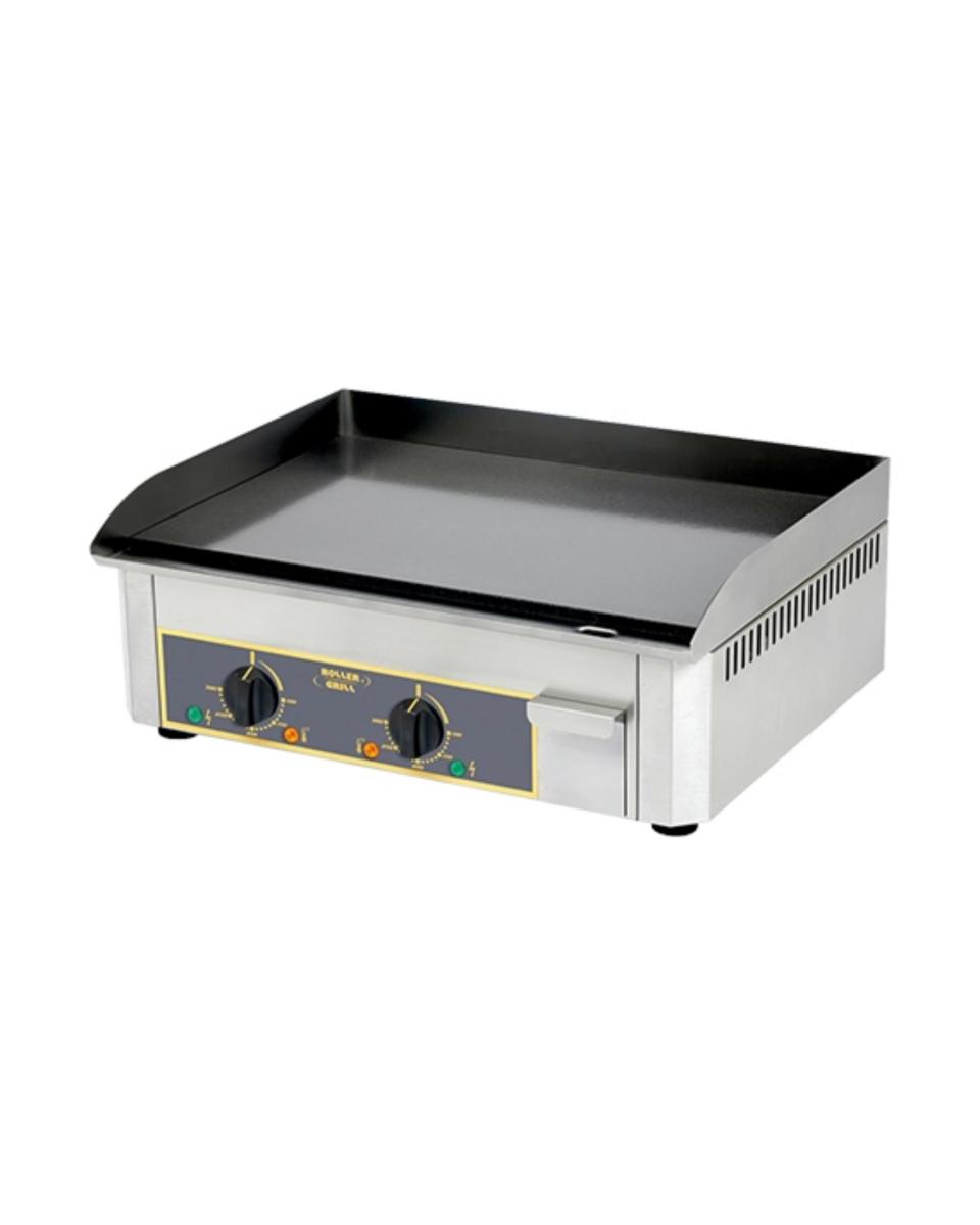Plaque de cuisson - H 23 x 60 x 47,5 CM - 29 KG - 380 - 415 - Sans - Prise V - 6000 W - Inox - Lisse - +0°C / +300°C - Roller Grill - 304046