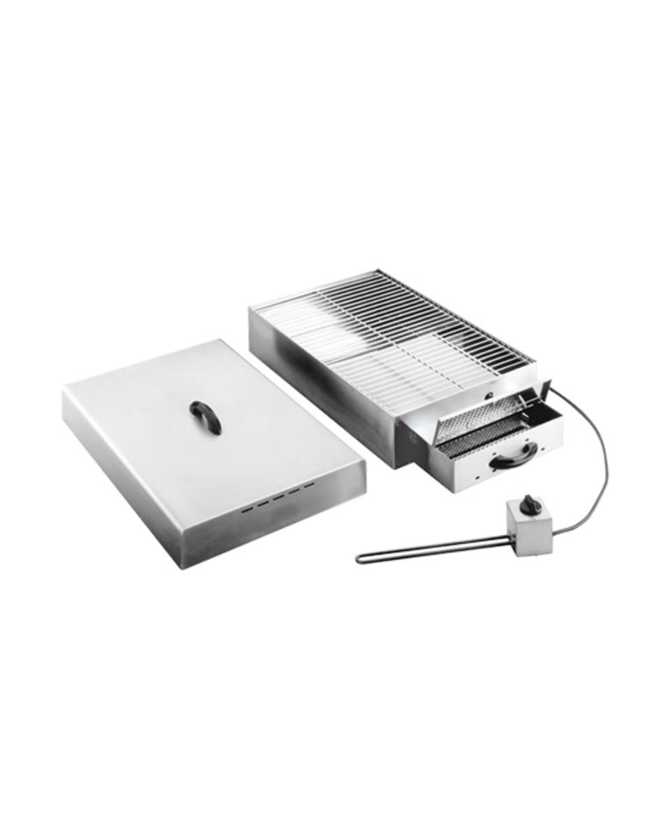 Fumoir - H 23 x 71,5 x 41,5 CM - 12 KG - 220 - 240 V - 250 W - Inox - Roller Grill - 304070