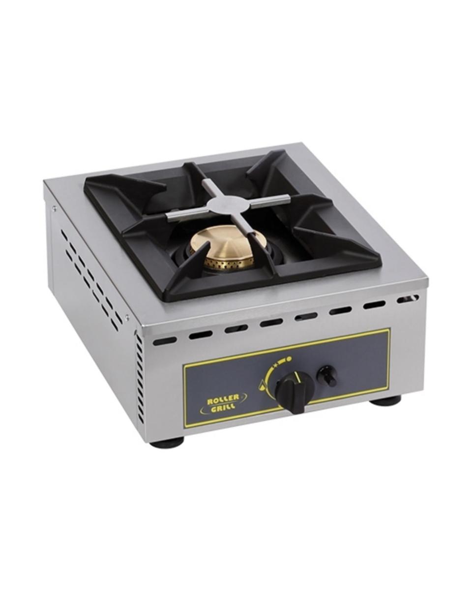 Cuisinière - H 19,5 x 37 x 51 CM - 12 KG - Gaz Propane - 7 CM - Inox - Gaz - Roller Grill - 304150