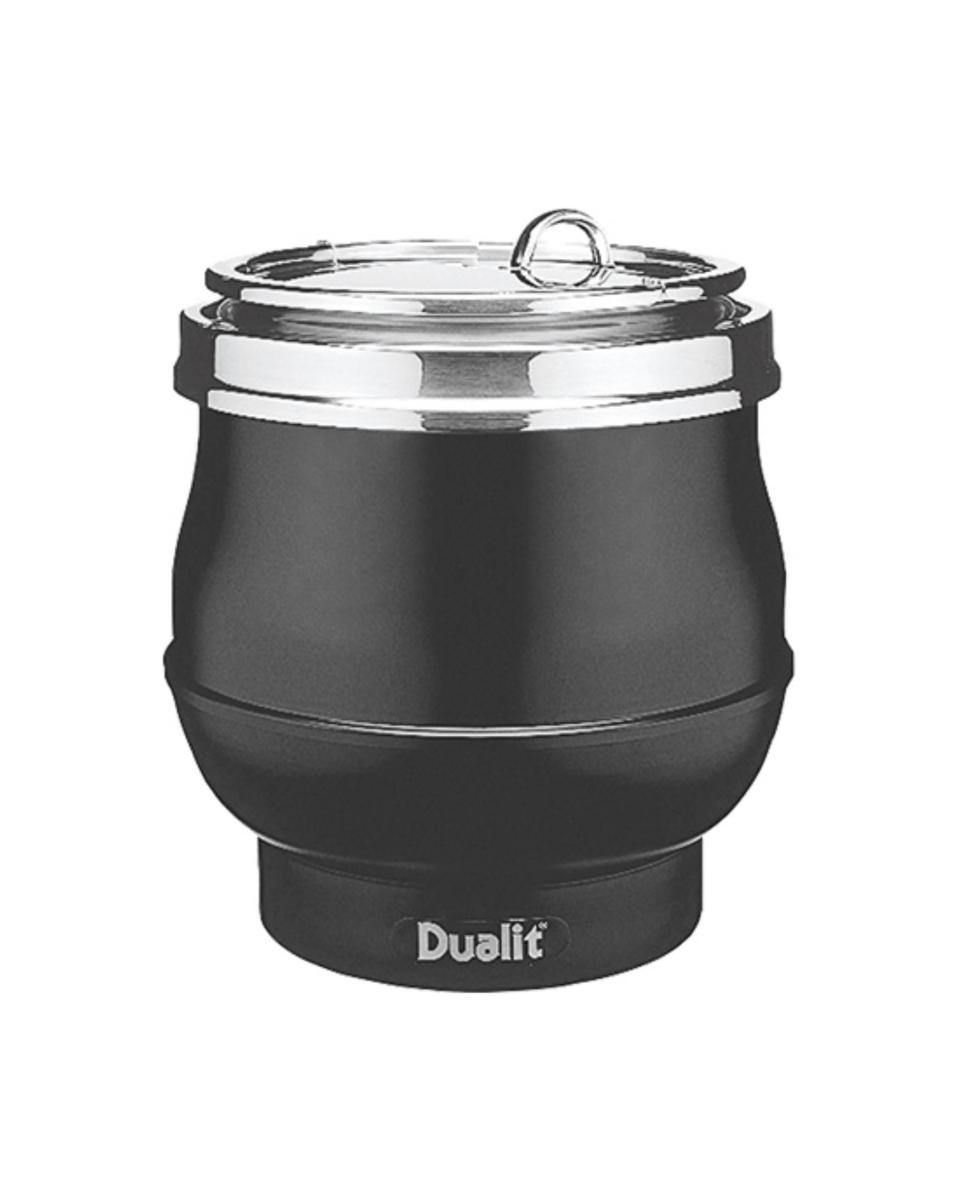 Marmite à soupe - H 38 CM - 8 KG - Ø34 CM - 220 - 240 V - 850 W - Aluminium - 11 Litre - Couvercle à charnière - Dualit - 310008