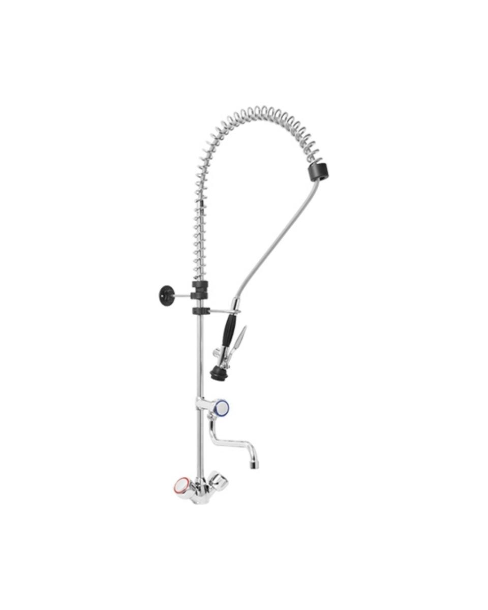 Douchette prélavage avec robinet - H 111 CM - 5 KG - 100 CM - Inox - Multinox - 317146