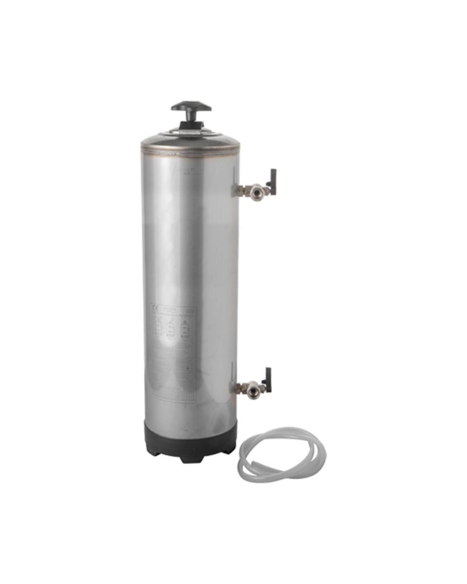Adoucisseur d'eau - H 71 CM - 6.1 KG - Ø24 CM - Inox - 20 Litre - 340004