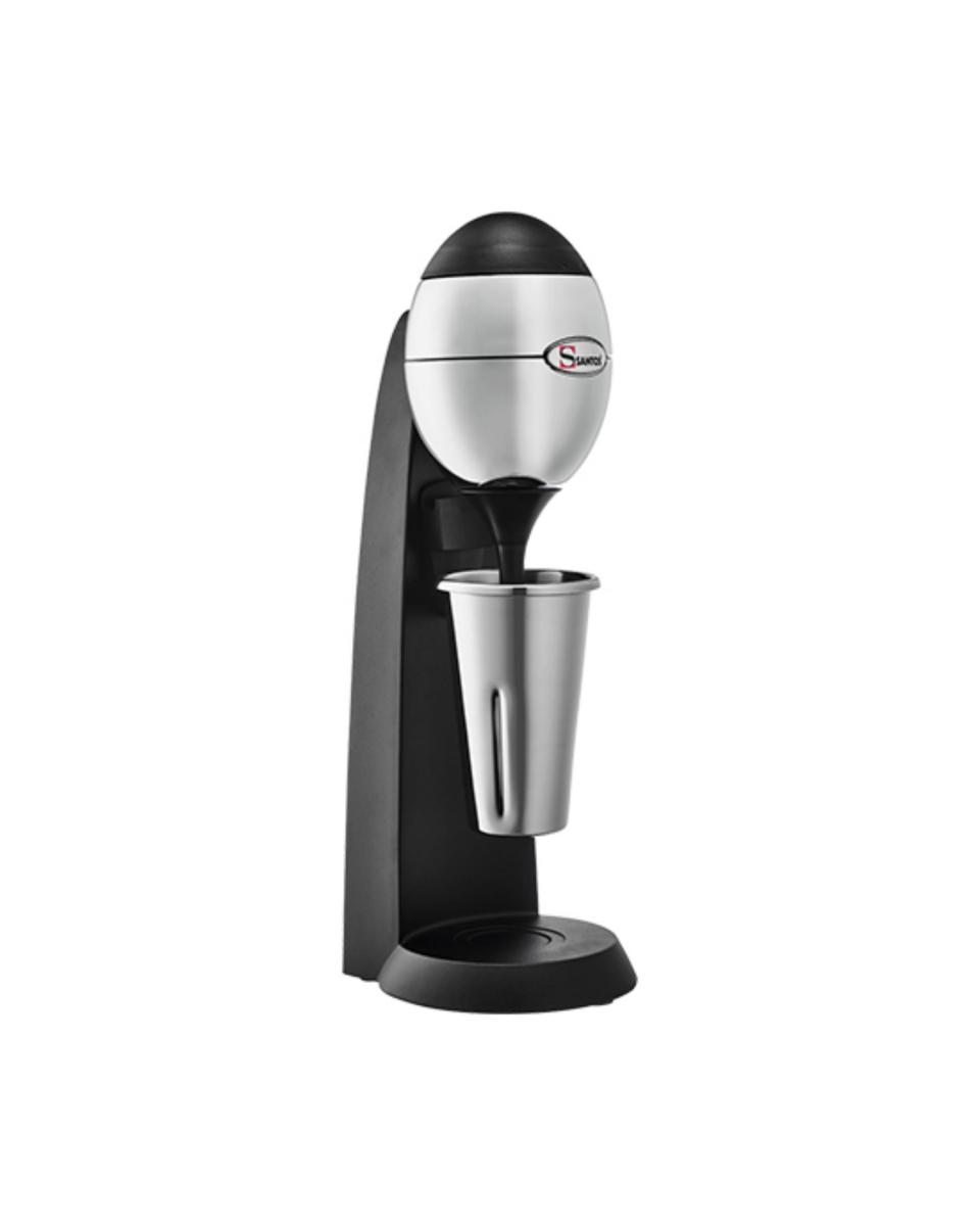 Milkshaker - H 53 x 18,2 x 18,6 CM - 6 KG - 220 - 240 V - 230 W - Inox - Noir - 0,675 Litre - Santos - 408065