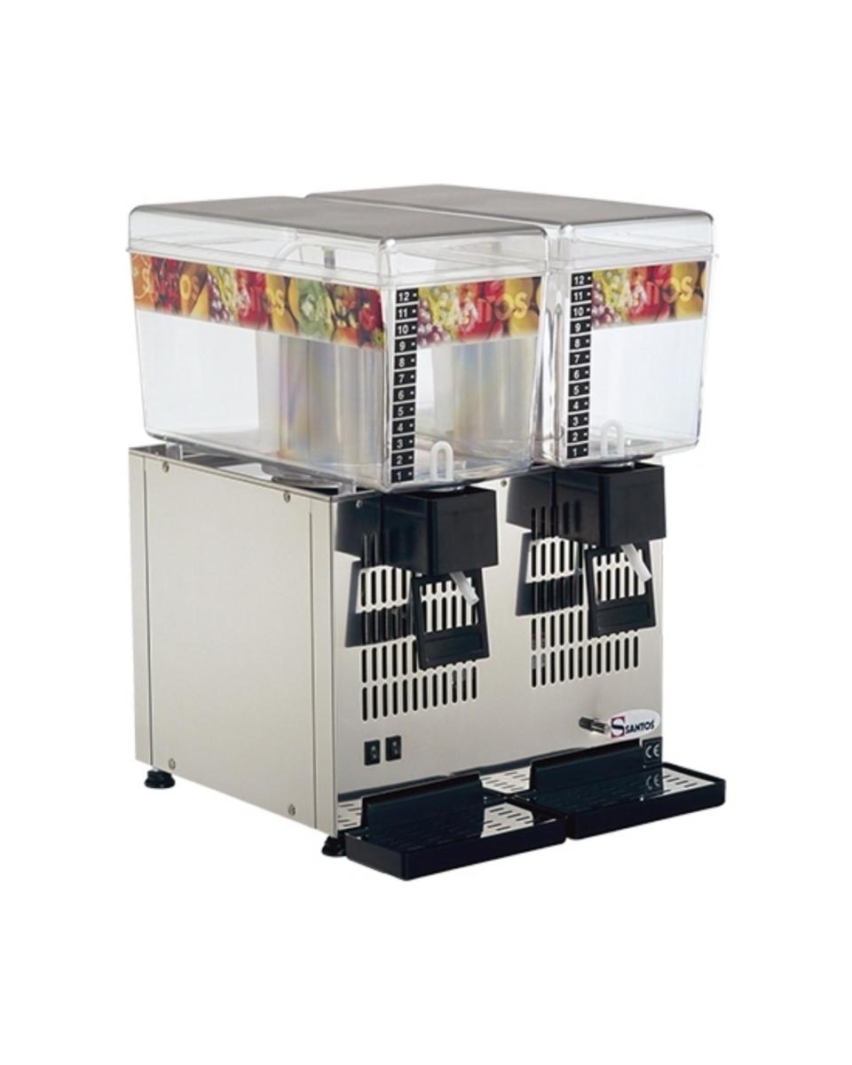 Distributeur de boissons - H 54.5 x 38 x 43 CM - 23.5 KG - 220 - 240 V - 260 W - Statique - R134A - Polycarbonate - Gris - 12 Litre - +4°C / +12°C - Santos - 408072