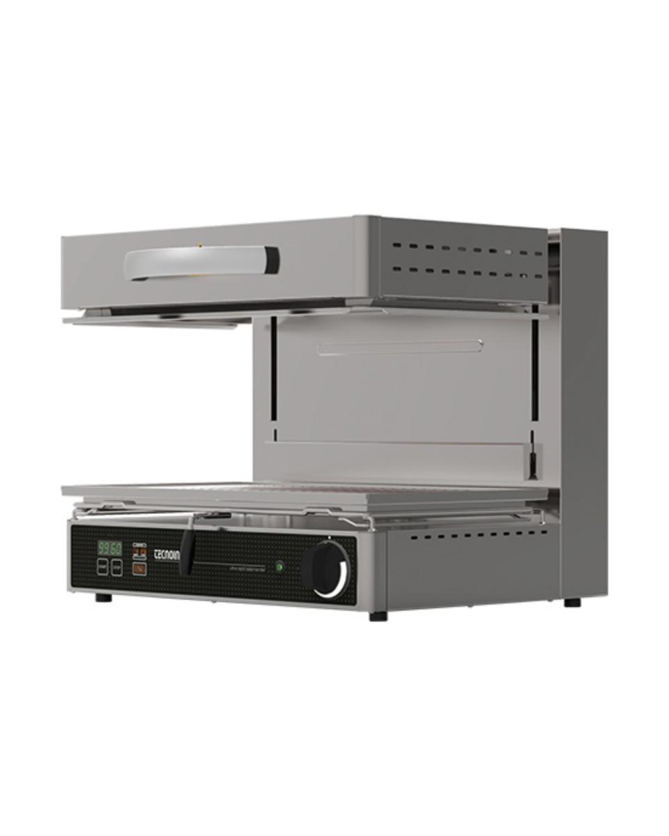 Salamandre - H 50 x 60 x 54,8 CM - 49 KG - 380 - 415 - Sans - Prise V - 4000 W - Inox - TecnoInox - 502005