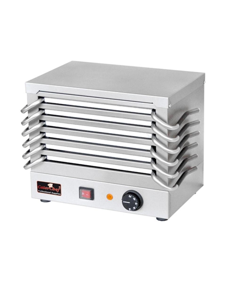 Assiettes Rechaud - H 31 x 36.5 x 24.5 CM - 13.5 KG - 220 - 240 V - 800 W - Inox - +30°C / +150°C - Caterchef - 508115