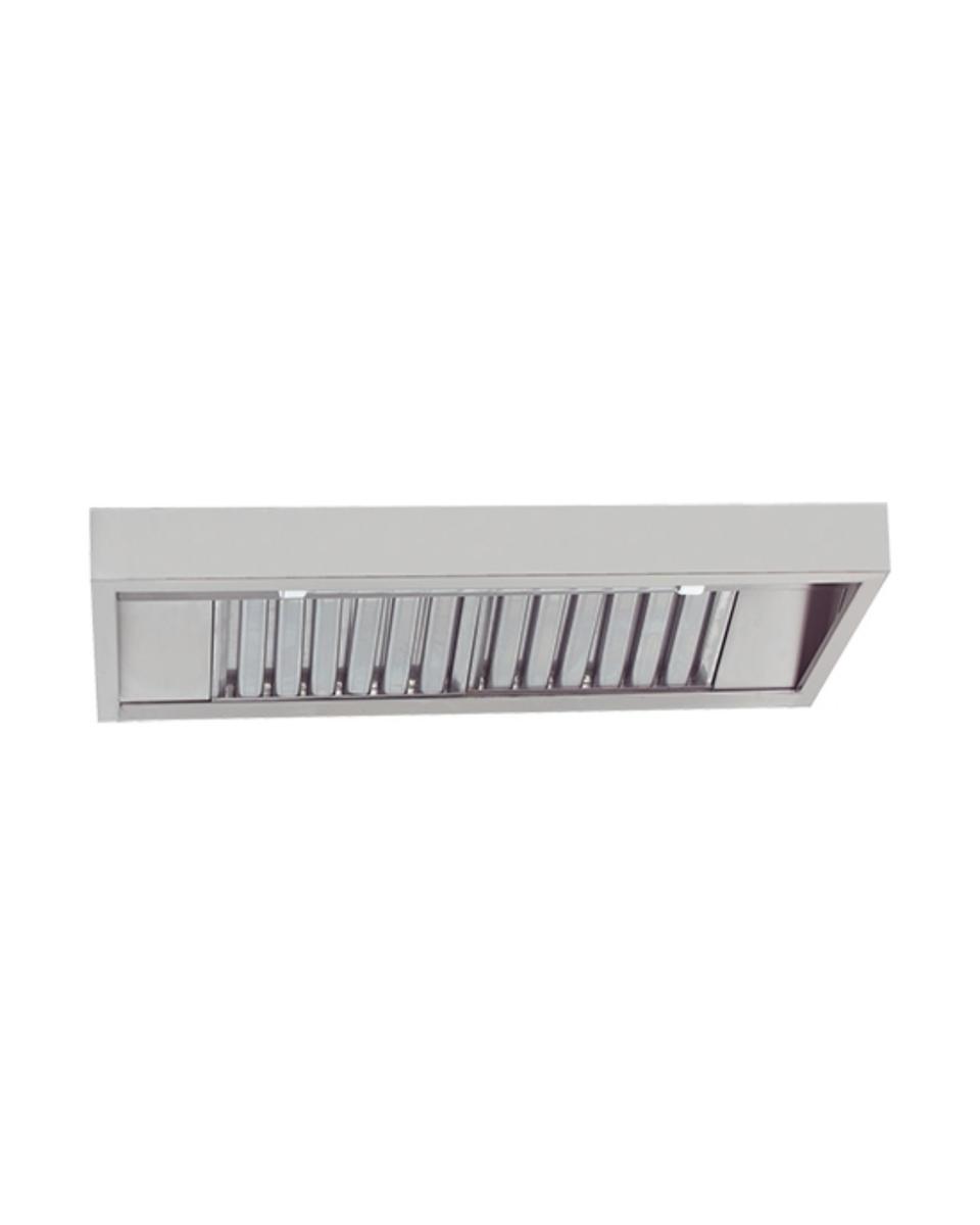Hotte aspirante - H 30 x 114 x 50 CM - 23 KG - 220 - 240 V - 190 W - Inox - Stilfer - 527255