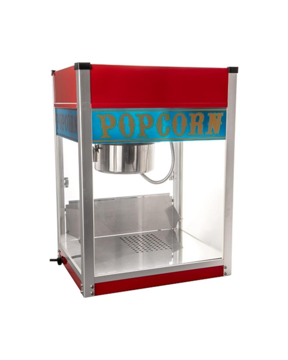 Machine à Pop Corn - H 69 x 50 x 40 CM - 21,6 KG - 220 - 240 V - 1500 W - Inox - 537005