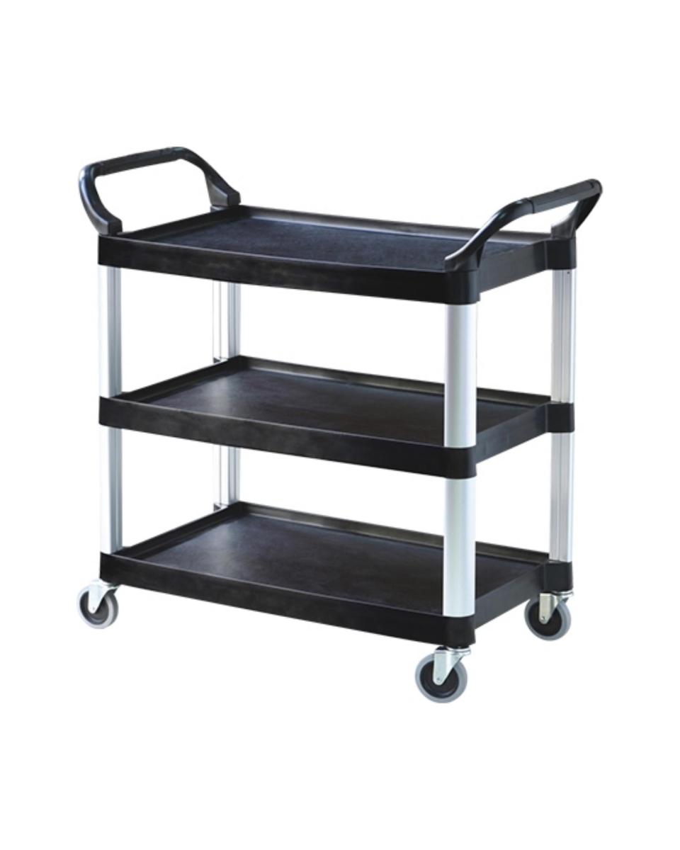 Chariot de service - H 105 x 106 x 48 CM - 11,9 KG - Polypropylène - 722001
