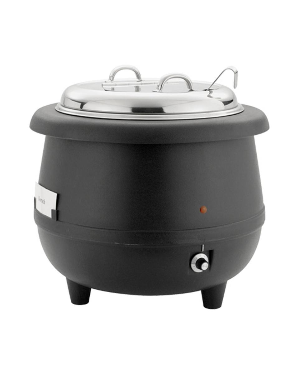 Marmite à soupe - H 38 CM - 5,1 KG - Ø38,5 CM - 220 - 240 V - 380 W - Polypropylène - 10 Litres - Avec Découpe Cuillère Et Anse - 861090