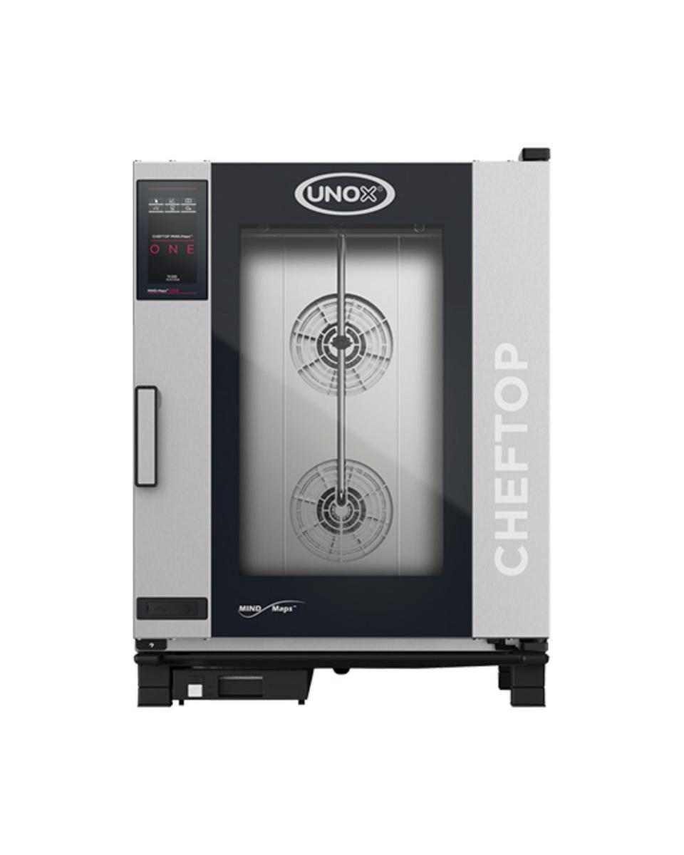 Cheftop Mindone - H 101 x 75 x 78.3 CM - 91.8 KG - 380 - 415 - Sans - Prise V - 18500 W - Inox - +30°C / +260°C - Unox - 596251