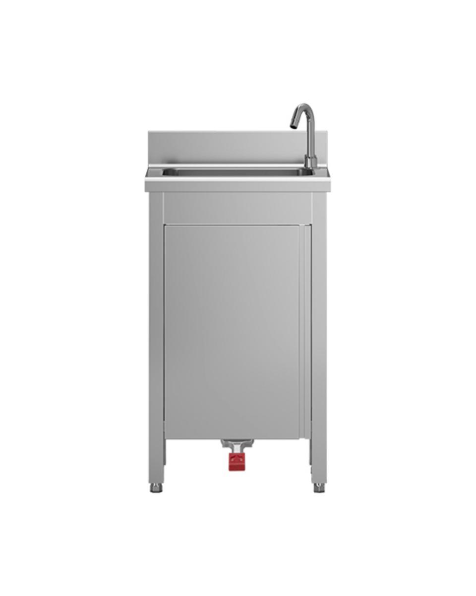 Meuble Lavabo - H 85 x 50 x 35 CM - 15 KG - Inox - Multinox - 317135