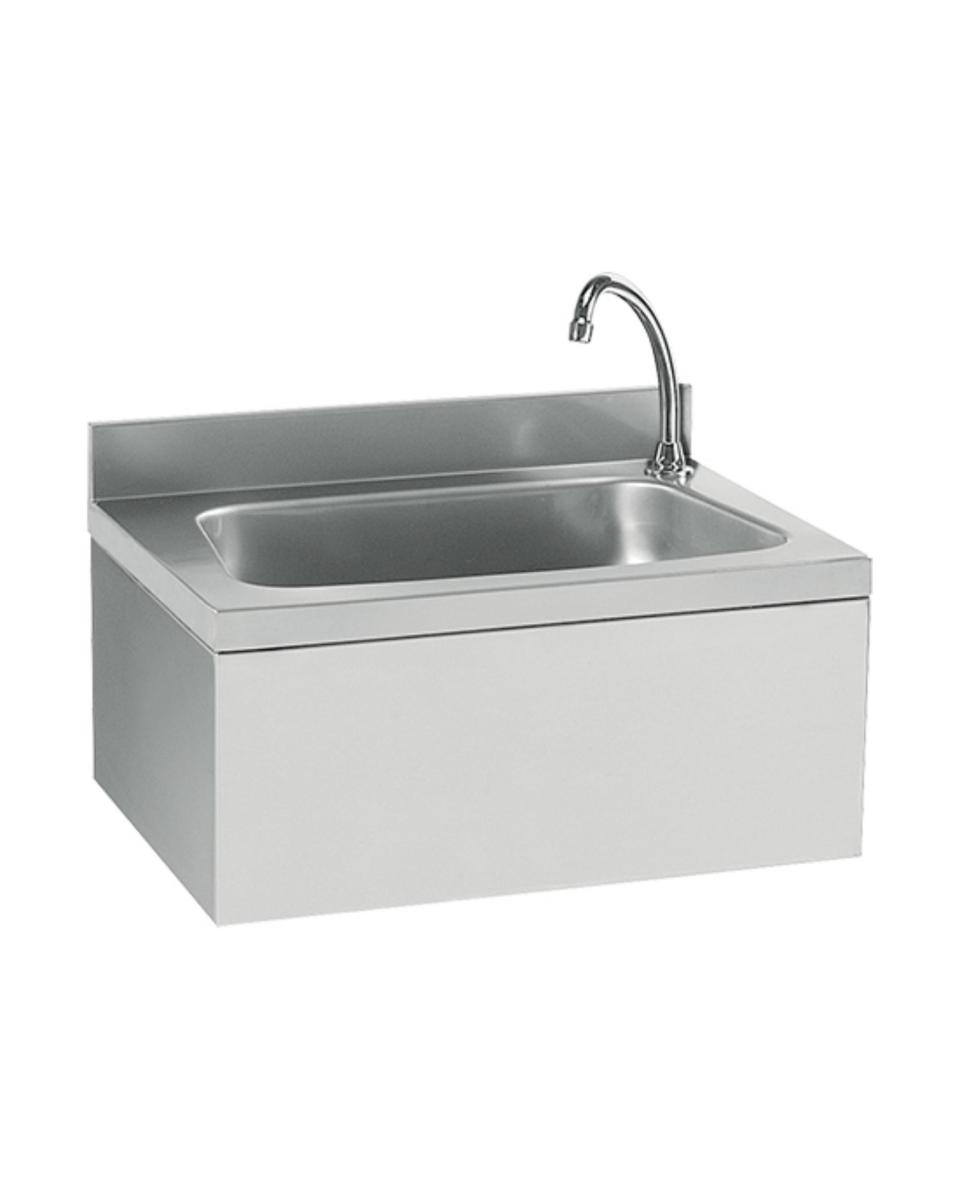 Meuble Lavabo - H 24 x 50 x 35 CM - 6 KG - Inox - Multinox - 317132