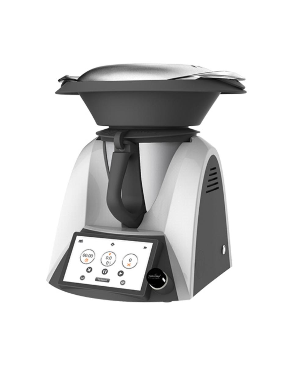 Thermomixeur - H 43.6 x 39 x 32 CM - 8.5 KG - 220 - 240 V - 1500 W - Inox - Blanc - 2 Litre - +37°C / +120°C - Caterchef - 450100