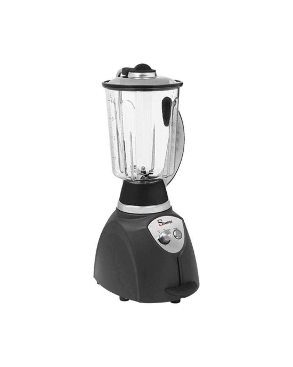 Mixeur - H 56 x 21 x 31 CM - 10,8 KG - 220 - 240 V - 1550 W - Polycarbonate - Gris - 4 Litres - Santos - 408048