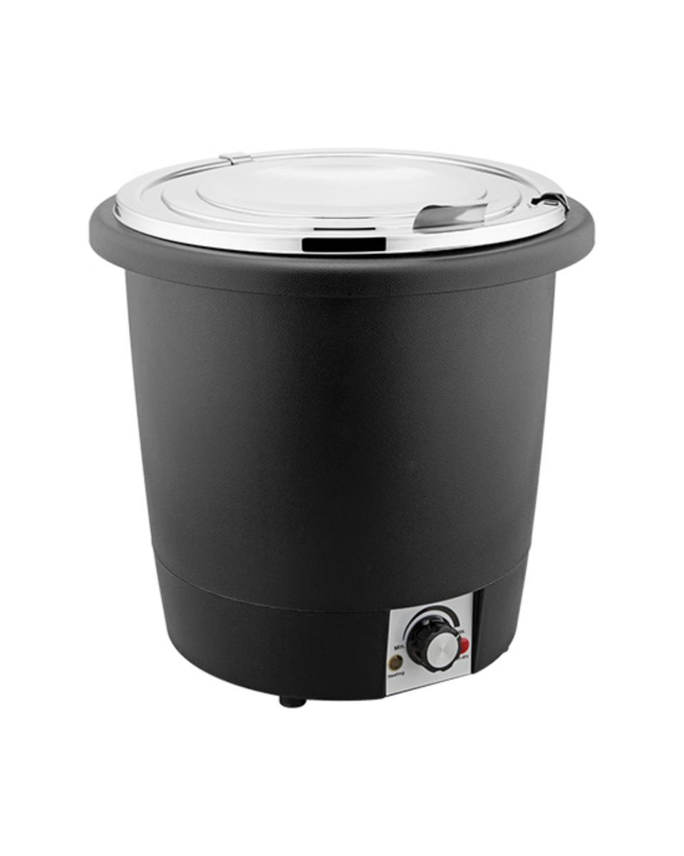 Marmite à soupe - H 31 CM - 2.84 KG - Ø32.5 CM - 220 - 240 V - 450 W - Polypropylène - 10 Litre - Avec évidement cuillère - 861070