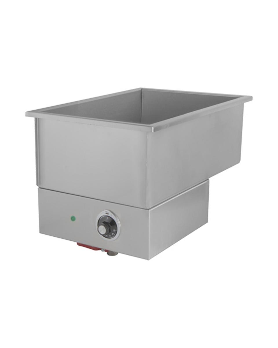 Bain Marie - H 30 x 34,5 x 55 CM - 8,5 KG - 220 - 240 V - 2000 W - Inox - Mach - 899102