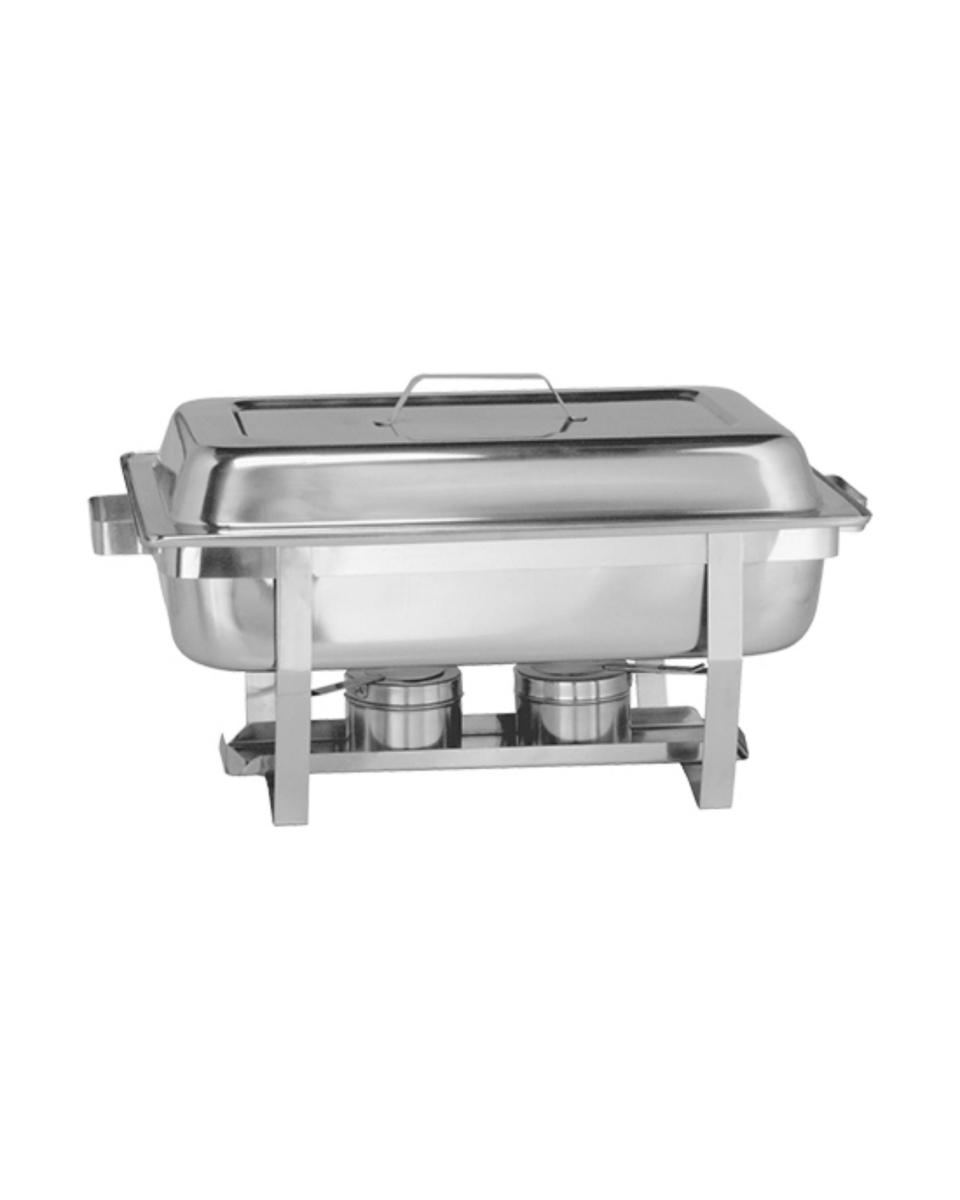 Chafing Dish - H 30,2 x 60,5 x 35,3 CM - 7 KG - Inox - MaxPro - 921125