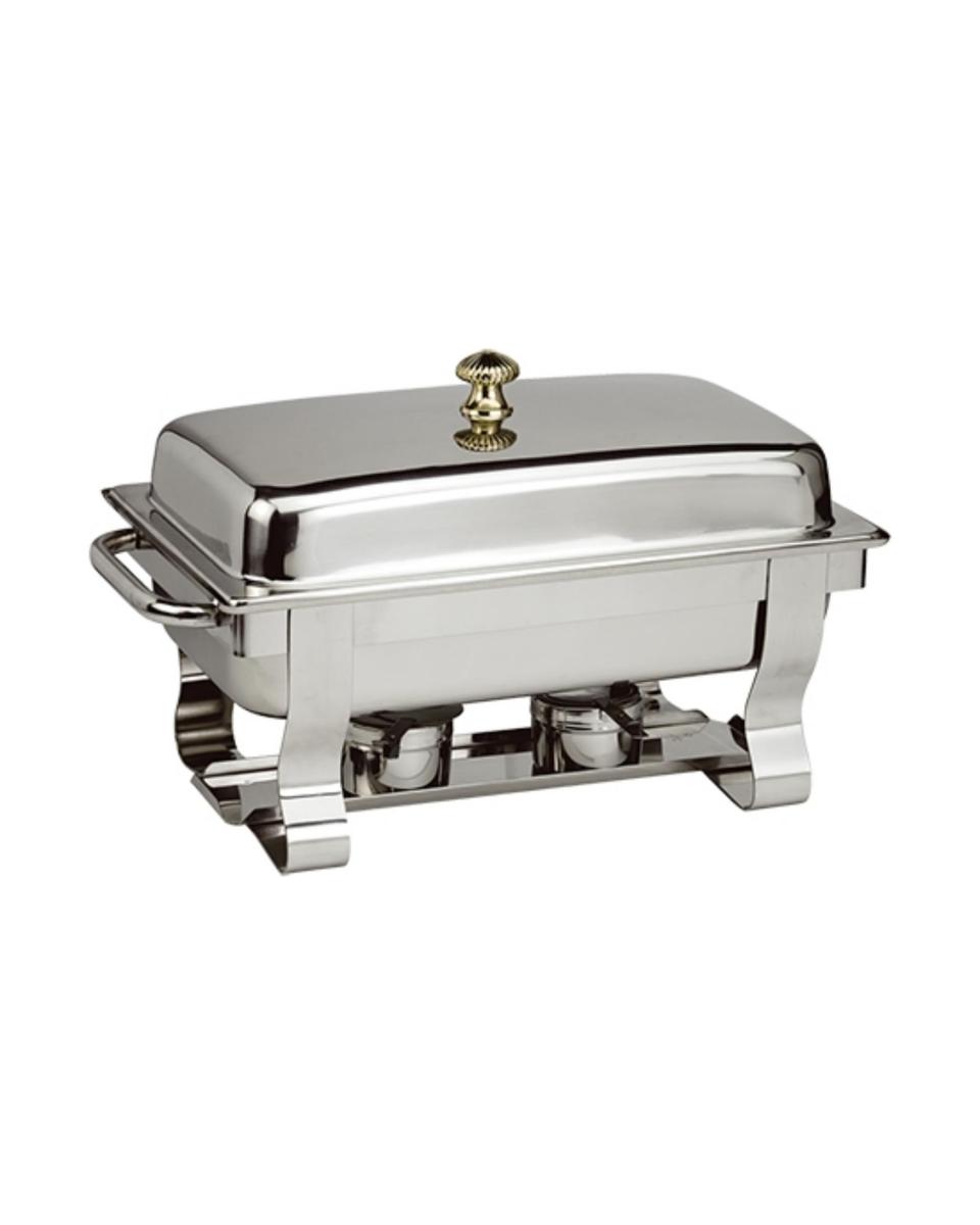 Chafing Dish - H 34,2 x 64,8 x 37,2 CM - 7 KG - Inox - MaxPro - 921150
