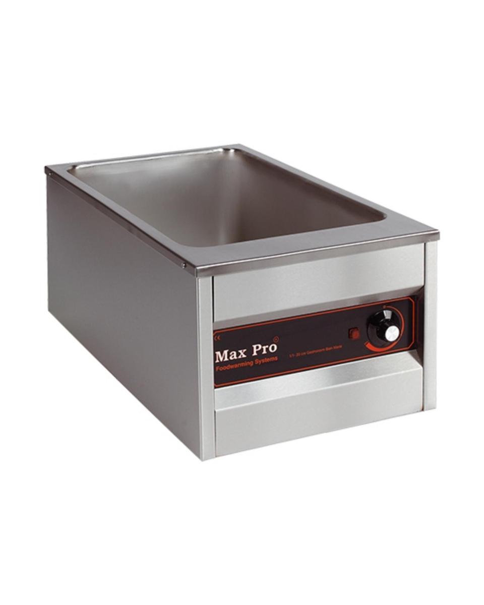 Bain Marie - H 30,6 x 39,9 x 65,5 CM - 10 KG - 220 - 240 V - 1000 W - Inox - MaxPro - 921250