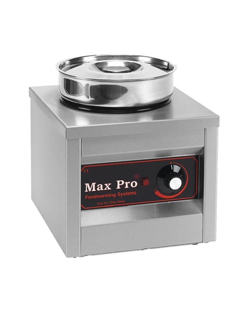 Chauffe-plats - H 29 x 26,3 x 29 CM - 6,6 KG - 220 - 240 V - 250 W - Acier inoxydable - 4,5 Litre - +30°C / +90°C - MaxPro - 921451