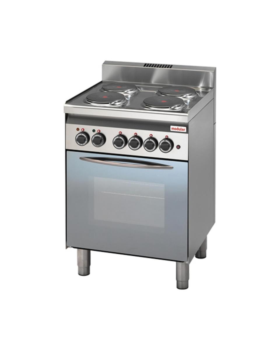 Réchaud - H 85 x 60 x 60 CM - 56 KG - 380-415V - 8300 W - Inox - +150°C / +300°C - Modulaire - 316693