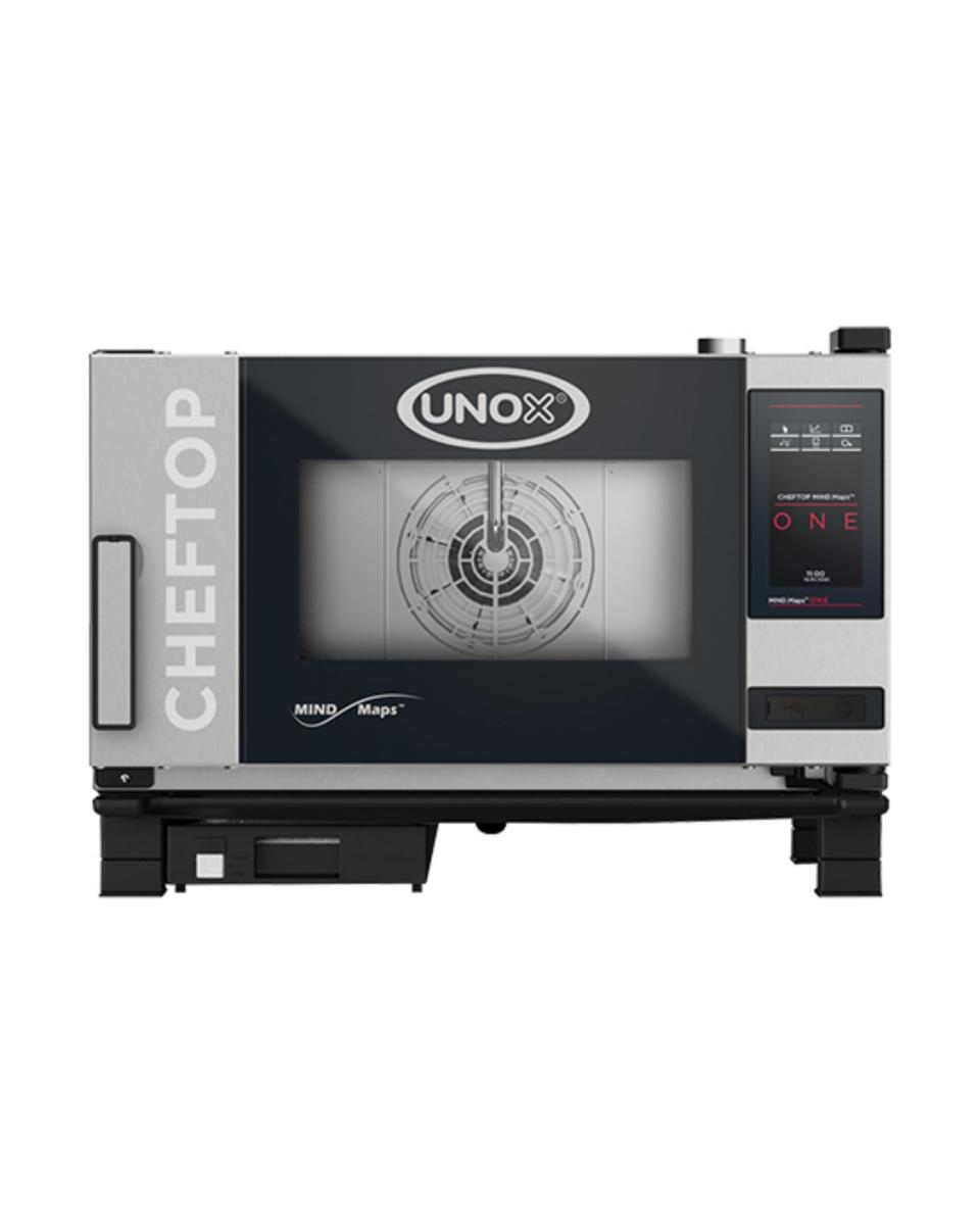 Cheftop Mindone - H 53.8 x 75 x 78.3 CM - 53.8 KG - 380 - 415 - Sans - Prise V - 5000 W - Inox - +30°C / +260°C - Unox - 596213
