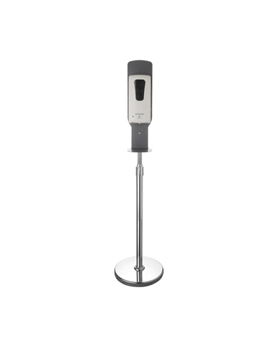 Distributeur de désinfectant pour les mains - H 150 x 15 x 15 CM - 0,001 KG - Plastique - Caterchef
