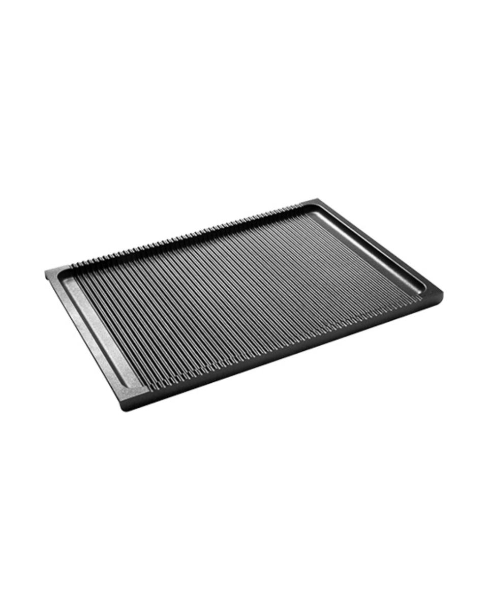 Plaque grill - H 0,6 x 38 x 26,5 CM - 1 033 KG - Fonte d'Aluminium - Risoli - 729001