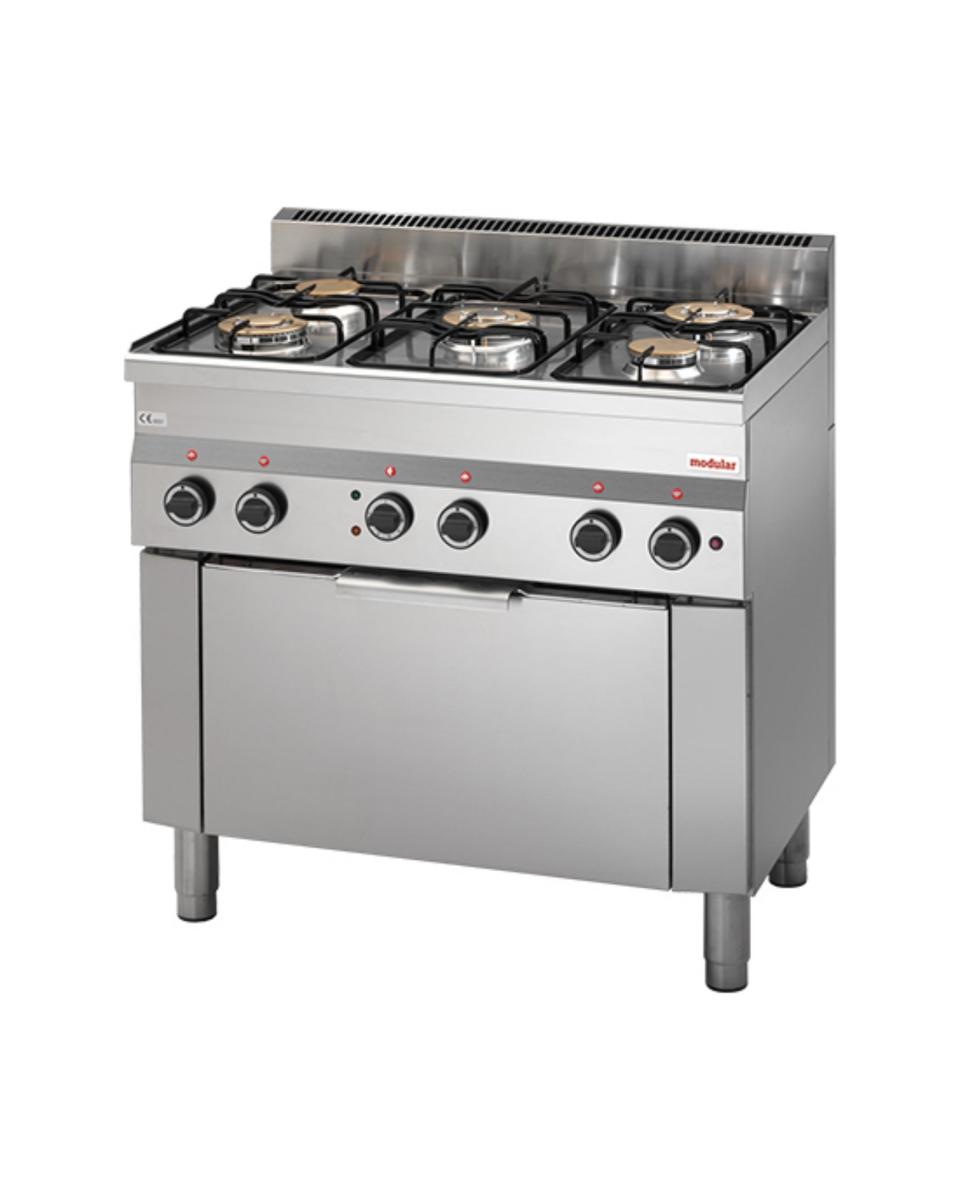Réchaud - H 85 x 90 x 60 CM - 78 KG - 220-240V - 3000 W - 15.5 CM - Inox - +150°C / +300°C - Modulaire - 316691