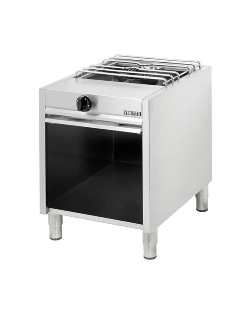 Hokker - H 67 x 50 x 62,5 CM - 16 KG - Gaz propane - 9 CM - Inox - Gaz - Vimitex - 305110