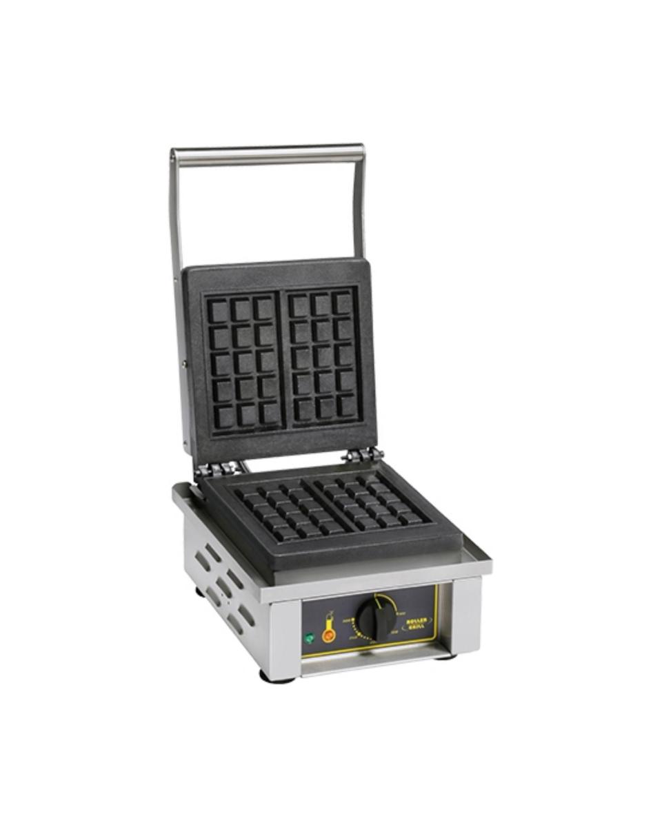 Appareil à gaufriers - H 23 x 30,5 x 44 CM - 19 KG - 220 - 240 V - 1600 W - Fonte - +0°C / +300°C - Roller Grill - 304041