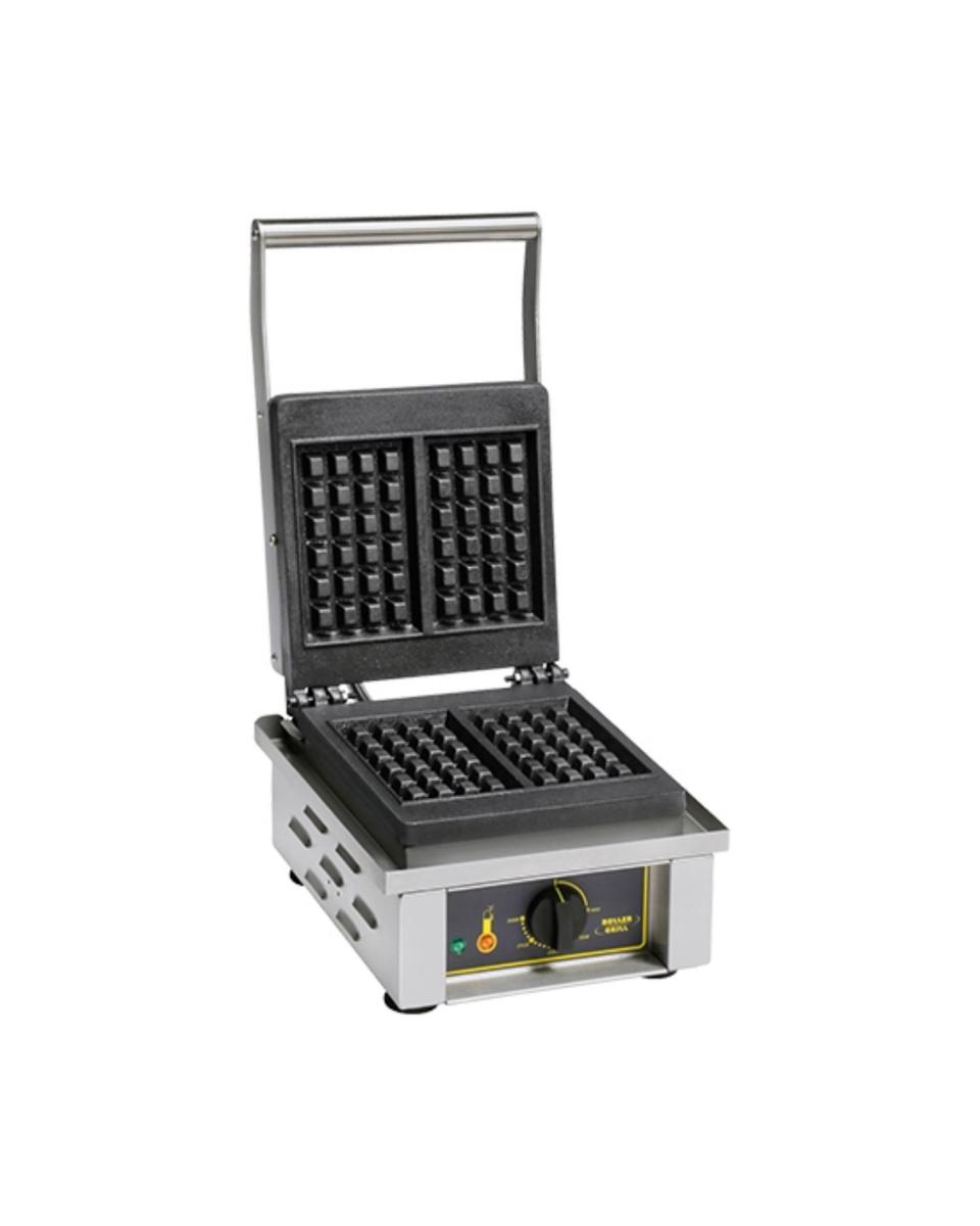 Appareil à gaufriers - H 23 x 30,5 x 44 CM - 19 KG - 220 - 240 V - 1600 W - Fonte - +0°C / +300°C - Roller Grill - 304042