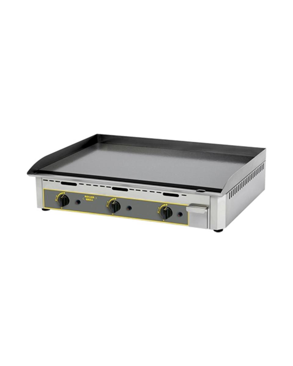 Plaque de cuisson - H 23 x 90 x 47,5 CM - 37 KG - Gaz propane - 9,6 CM - Inox - Lisse - Roller Grill - 304247