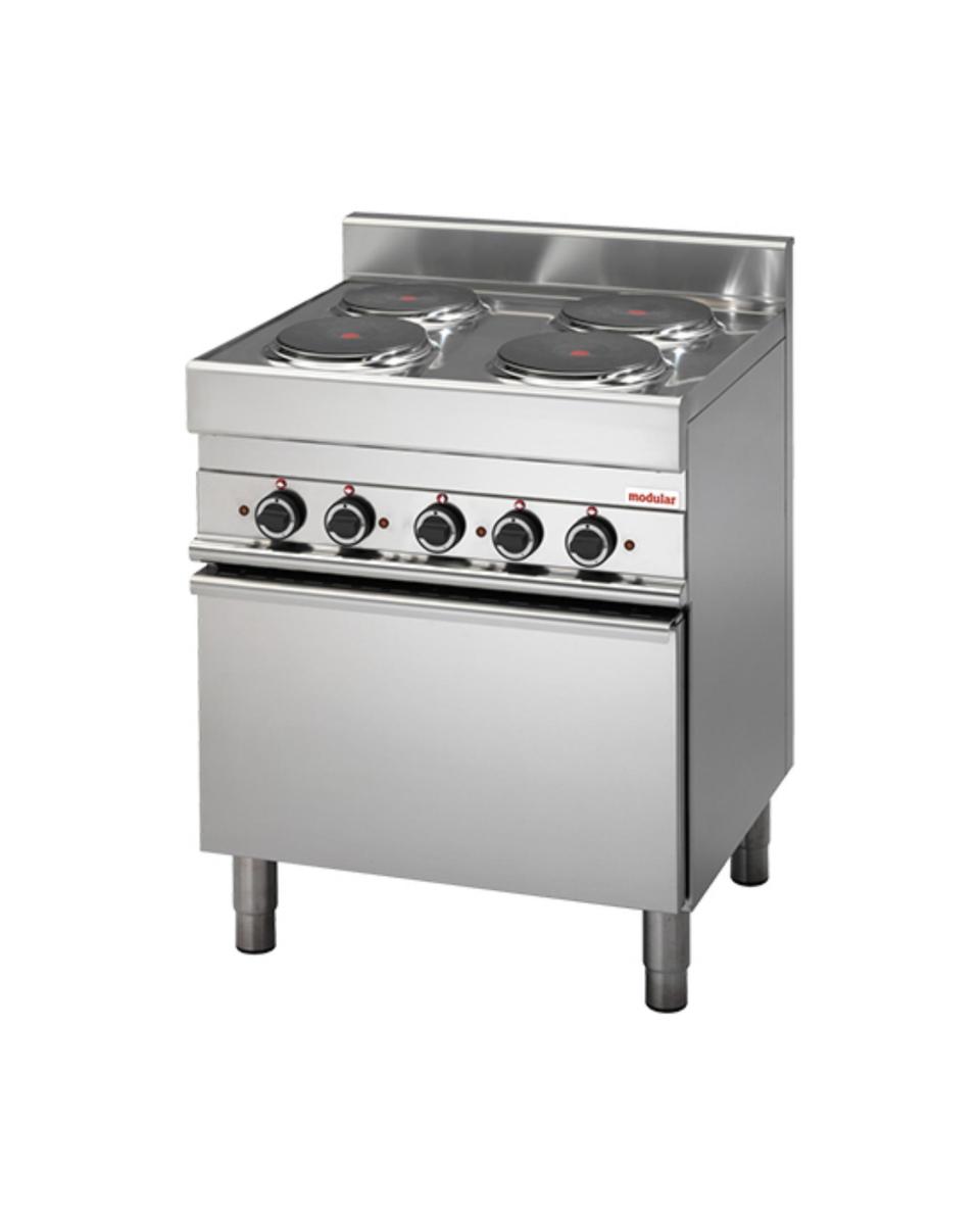 Réchaud - H 85 x 70 x 65 CM - 72 KG - 380 - 415 - Sans - Prise V - 14360 W - Inox - +50°C / +300°C - Modulaire - 316016