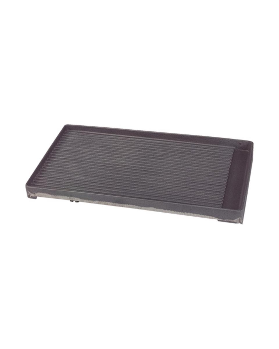 Plaque grill - H 5 x 32 x 56 CM - 13 KG - Fonte - 316170