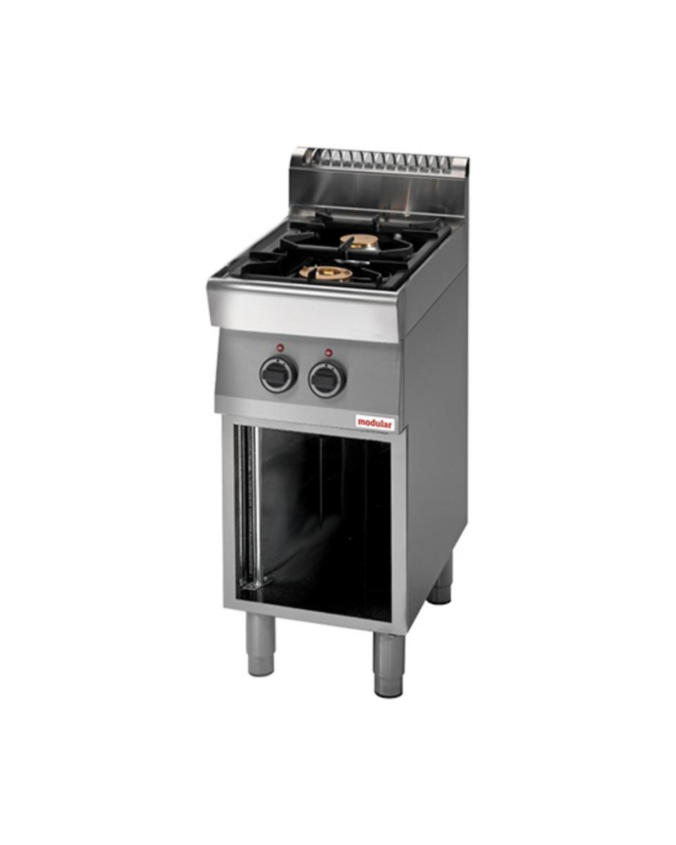 Appareil de cuisson - H 85 x 40 x 70 CM - 29 KG - Gaz naturel - 9,2 CM - Inox - Gaz - Modulaire - 316700
