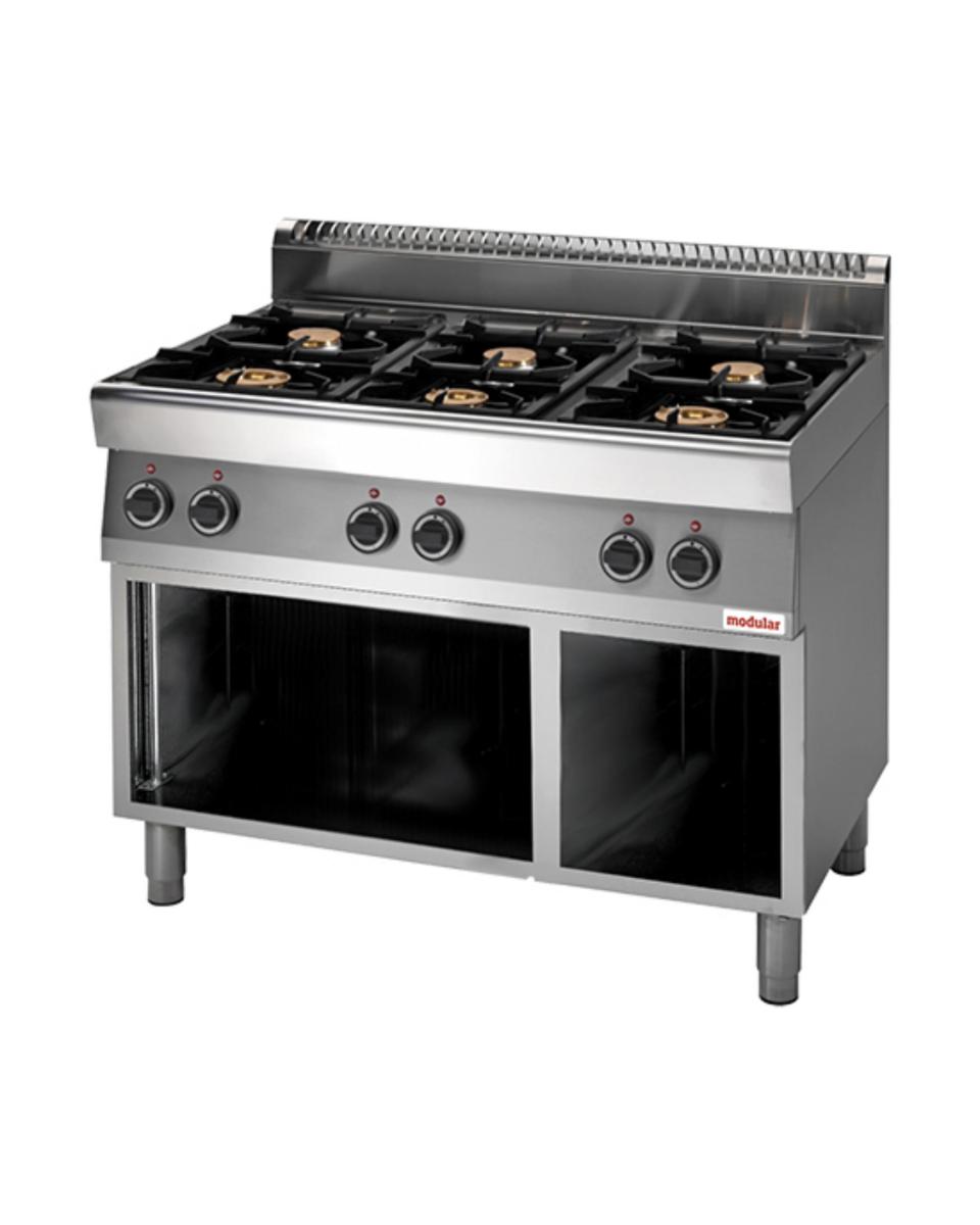 Appareil de cuisson - H 85 x 110 x 70 CM - 73 KG - Gaz naturel - 25,8 CM - Inox - Gaz - Modulaire - 316702