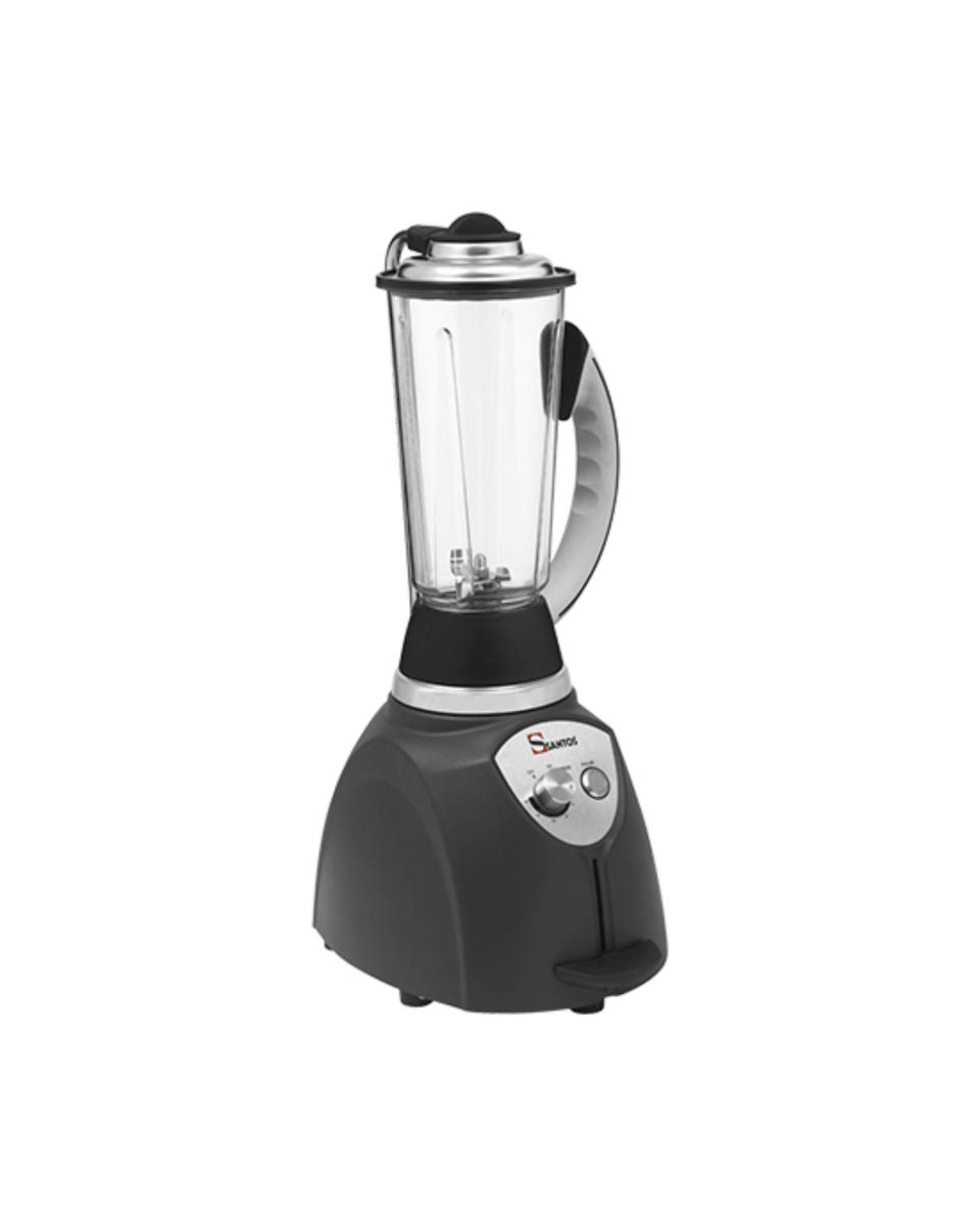 Mixeur - H 56 x 21 x 31 CM - 10,25 KG - 220 - 240 V - 1550 W - Polycarbonate - Gris - 2 Litre - Santos - 408045
