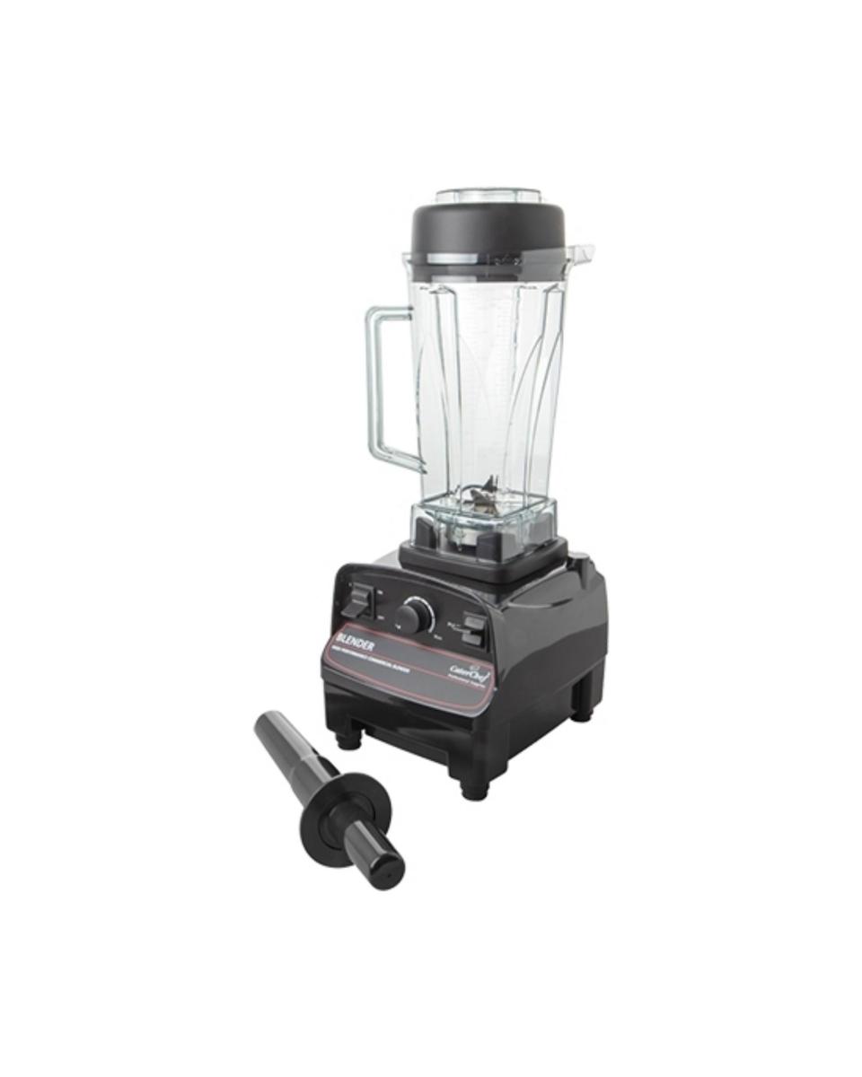 Mixeur - H 51 x 19,4 x 21,9 CM - 5 KG - 220 - 240 V - 1500 W - Polycarbonate - Noir - 2 Litres - Caterchef - 537025