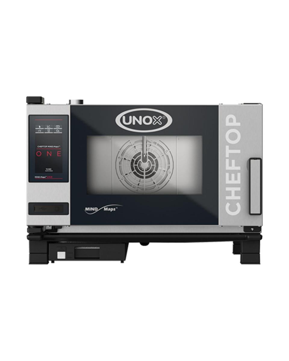 Cheftop Mindone - H 53.8 x 75 x 77.3 CM - 53.8 KG - 380 - 415 - Sans - Prise V - 5000 W - Inox - +30°C / +260°C - Unox - 596212