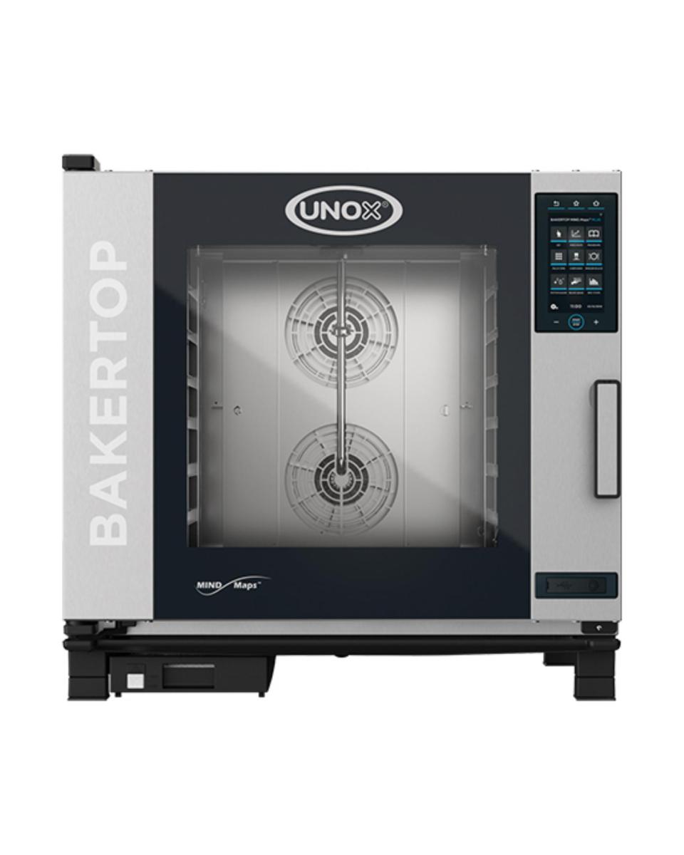 Bakertop Mindplus - H 84.3 x 86 x 96.7 CM - 111.7 KG - 380 - 415 - Sans - Prise V - 14000 W - Inox - +30°C / +260°C - Unox - 596434