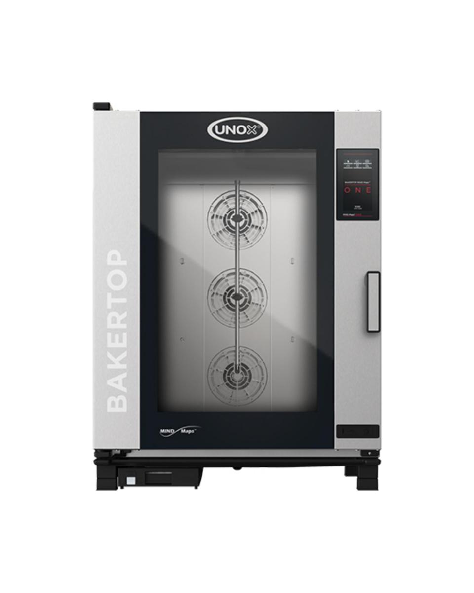 Bakertop Mindone - H 116.3 x 86 x 96.7 CM - 136 KG - 380 - 415 - Sans - Prise V - 21000 W - Inox - +30°C / +260°C - Unox - 596440