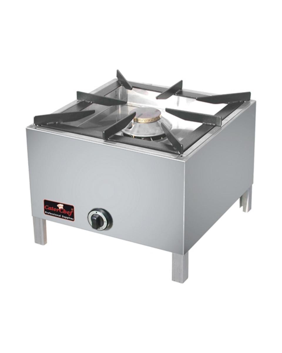 Hokker - H 40 x 54 x 54 CM - 21,4 KG - Gaz naturel_Gaz propane - 11 CM - Inox - Gaz - Caterchef - 680011