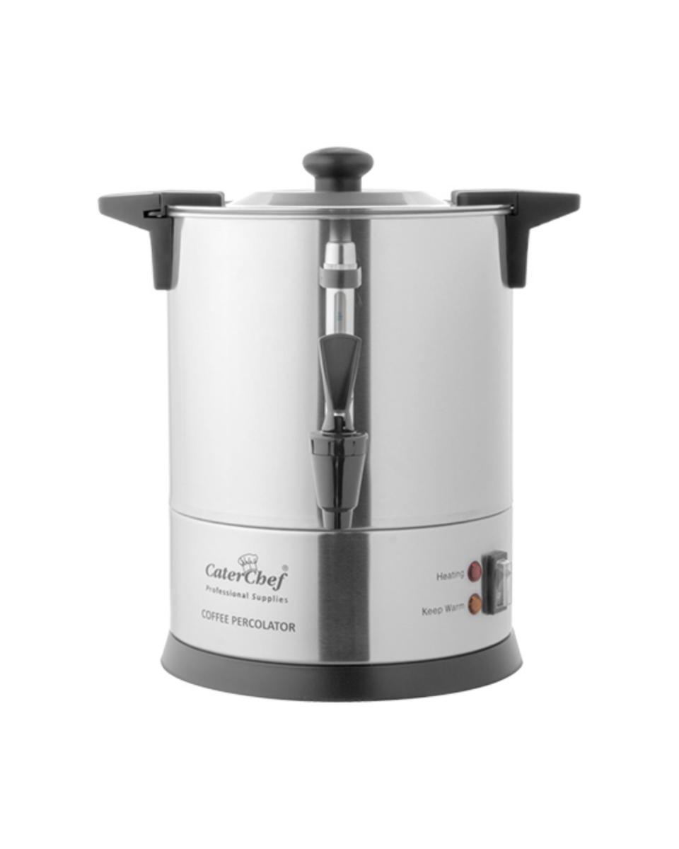 Percolateur (Cap.048 - H 33 CM - 2 KG - Ø28 CM - 220 - 240 V - 950 W - Inox - 5 Litres - Caterchef - 688090